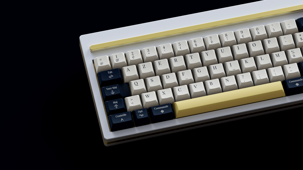Apple AZERTY on J02. Render by Ulliam.