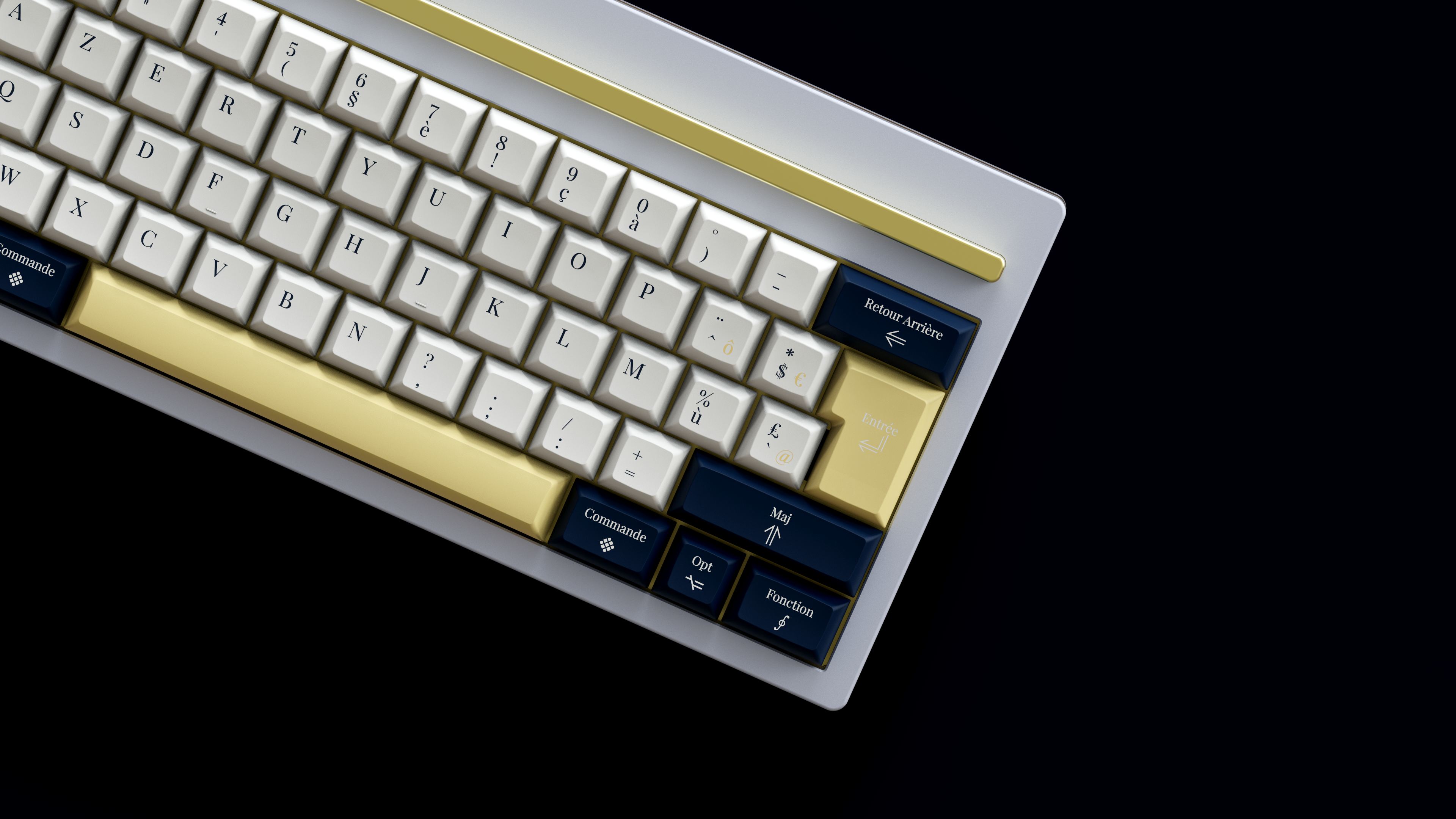 Apple AZERTY on J02. Render by Ulliam.