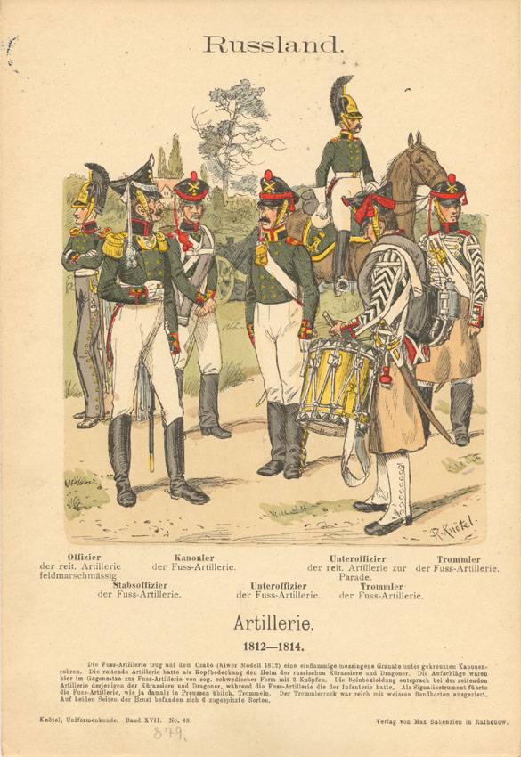 Knotel, Richard: "Uniformenkunde, Lose Blatter zur Geschihte der Entwicklung der militarischen Tracht"