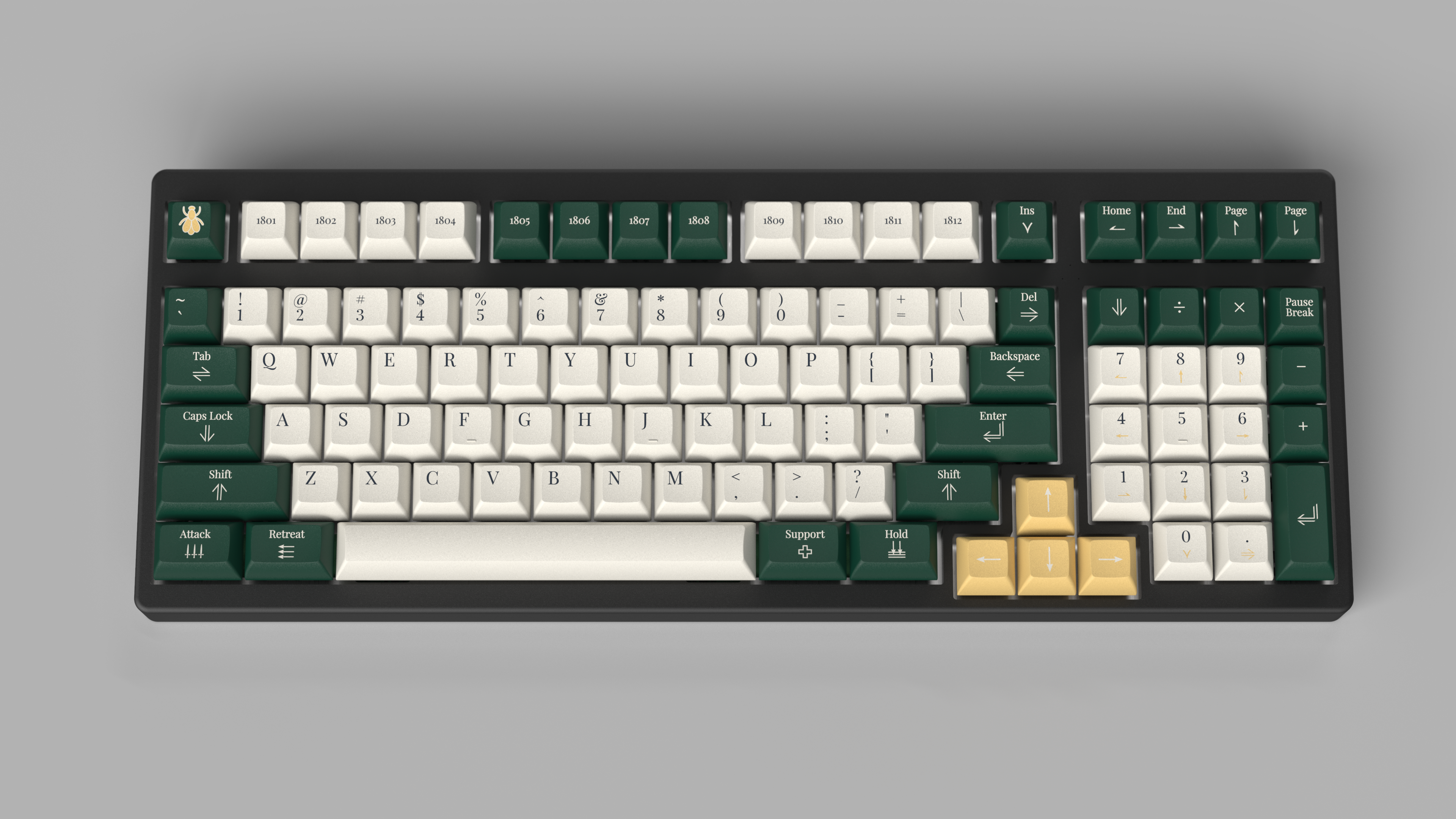 Kbd19x in Russian Green. Render by Manzel.