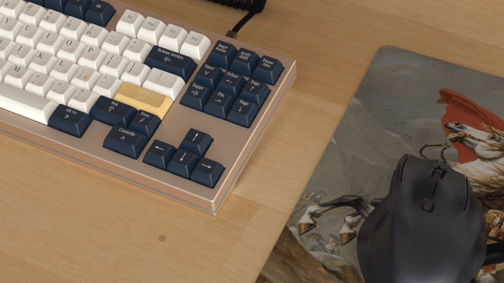 Waterloo alphas on Mech27 TKL. Render by manzel.