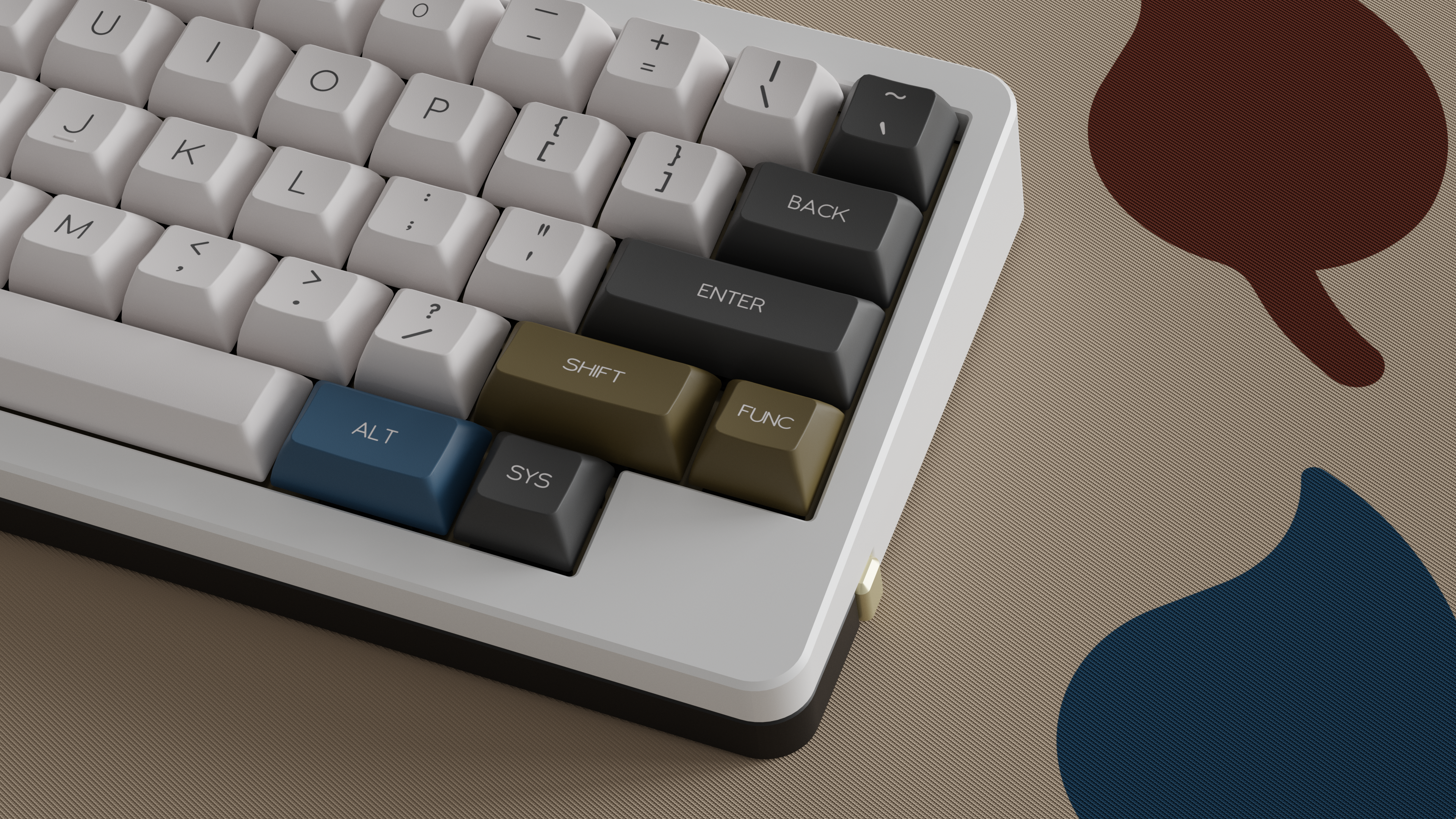 D60 Lite by KbdFans. Render by Bregoli.
