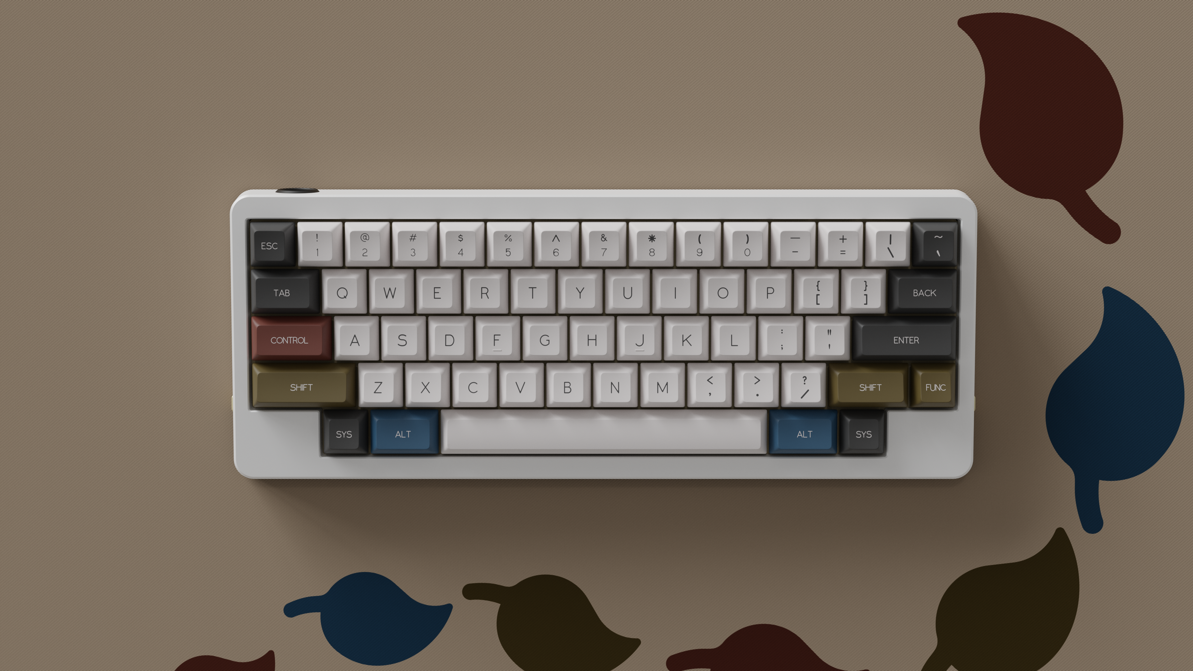 D60 Lite by KbdFans. Render by Bregoli.