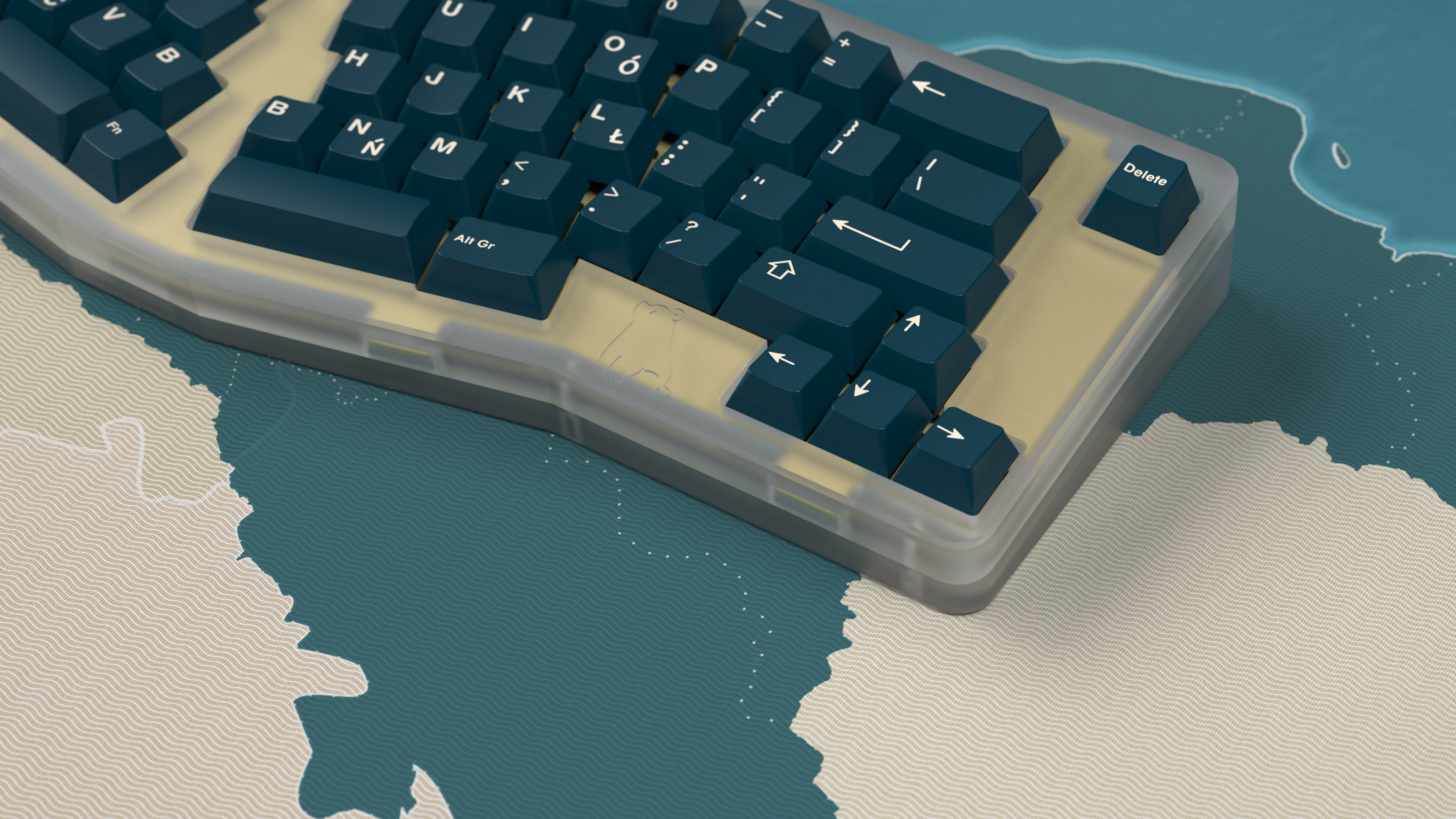 GMK CYL Prussian Blue on Bear by Jacky