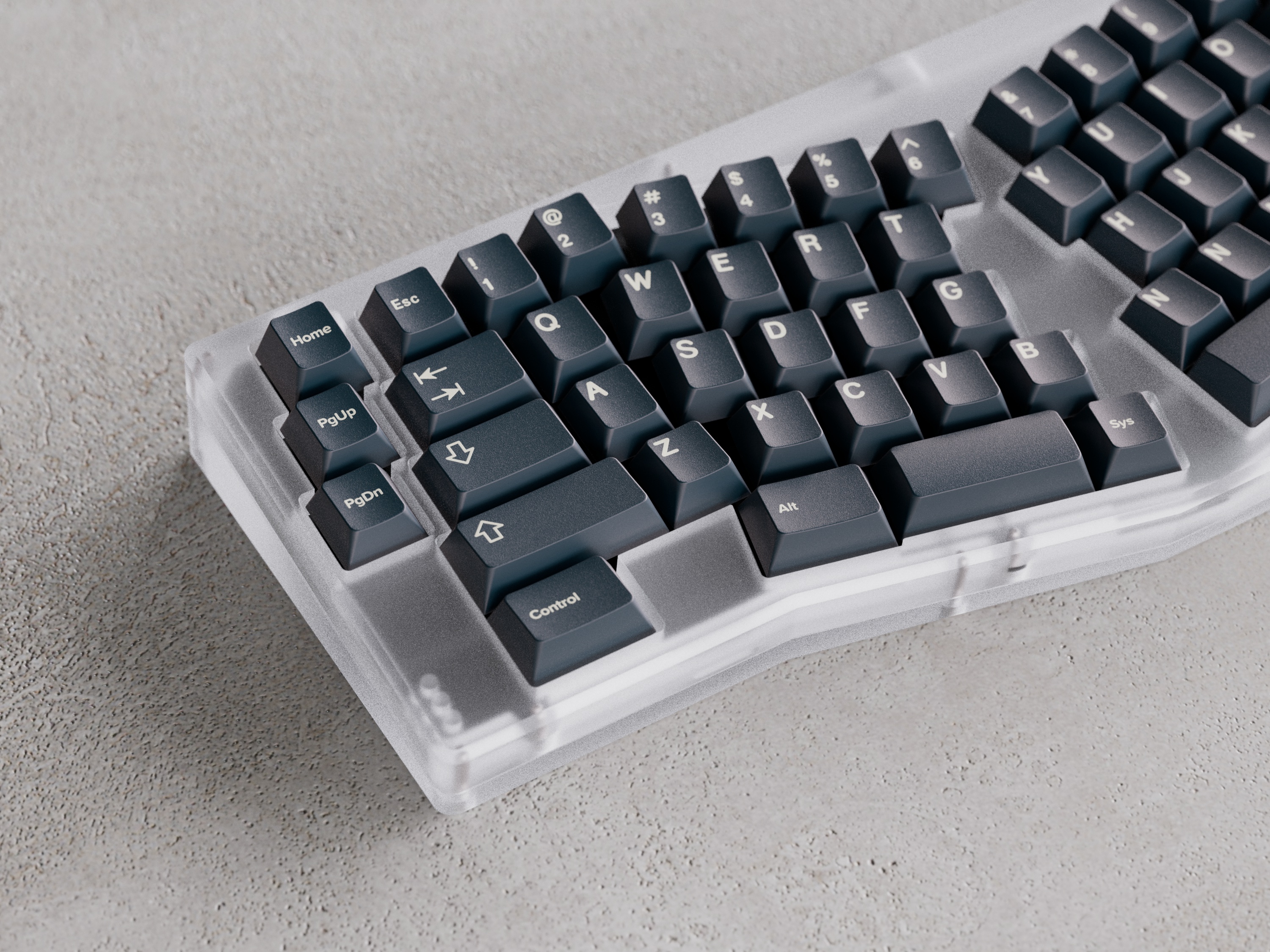 GMK CYL Prussian Blue on Amano